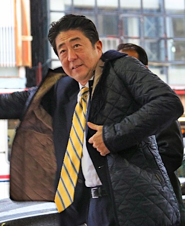 最有可能成為日本新首相的安倍晉三src=