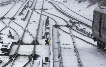 2月8日，紐約開始降雪。