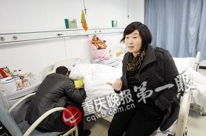 病床前，宋女士講述事發(fā)經(jīng)過。